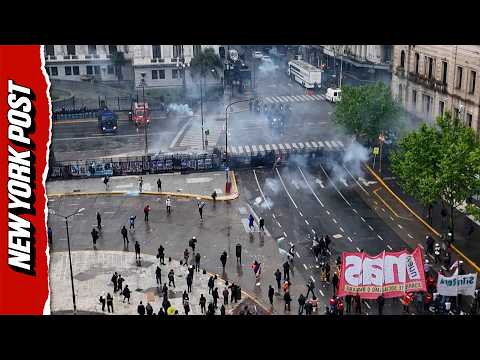 Violent Clashes Break Out in Buenos Aires Over Defiance of ...
