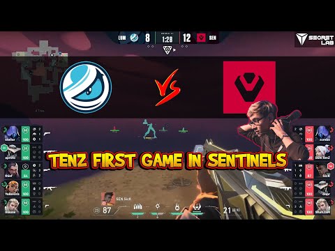 SENTINELS vs LUMINOSITY - TOP Highlights - VCT NA 2021  l TENZ FIRST GAME IN SENTINELS