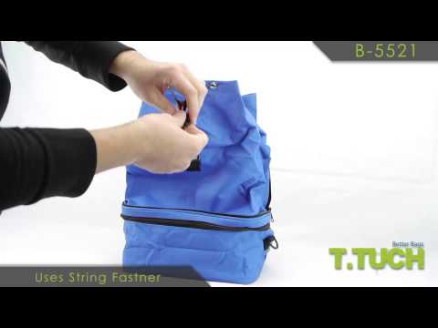 TTUCH B-5521 Lunch Cooler Bag w/ Foldable Backpack