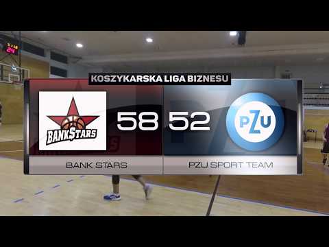 Bank Stars vs PZU Sport Team - XI kolejka - I Liga Warszawa - Koszykarska Liga Biznesu