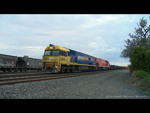 3XM4 Pacific National Steel Train - PoathTV Australian Railways