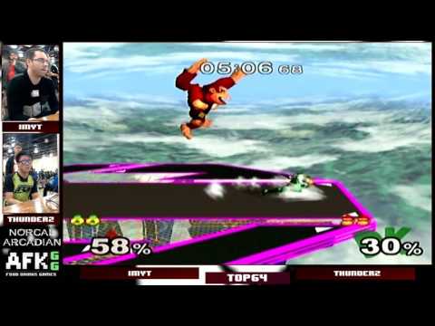 Norcal Arcadian 4 - Top 64 Winners R2- Imyt (Sheik) vs R3 | ThundeRzReiGN (Donkey Kong)