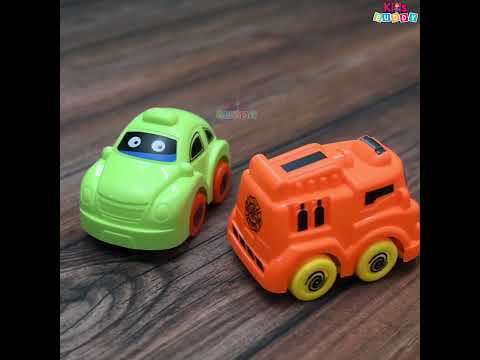 Cartoon face car - friction powered