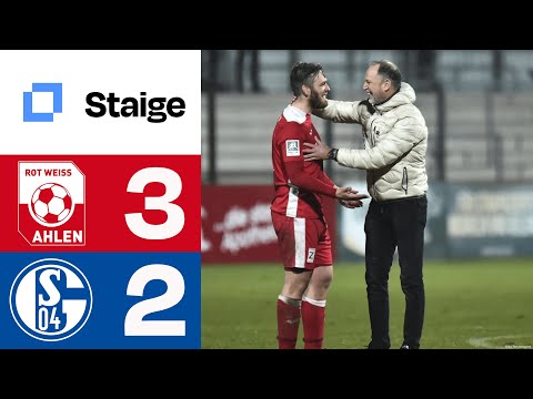 Highlights der Regionalliga West - 26. Spieltag: Rot Weiss Ahlen - FC Schalke 04 U23