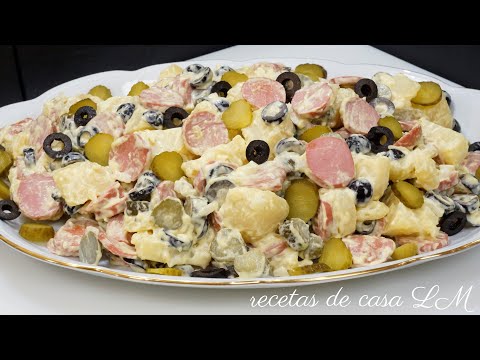 WELTBESTER KARTOFFELSALAT LA MEJOR ENSALADA ALEMANA RECETA FÁCIL Y RÁPIDA