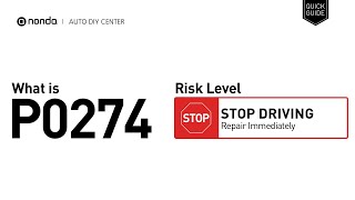 Código p0274 - pasos para reparar el error
