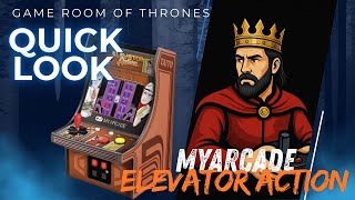 Quick Look - MyArcade Elevator Action Micro Player Review and Demonstration #myarcade #gameroom #rom