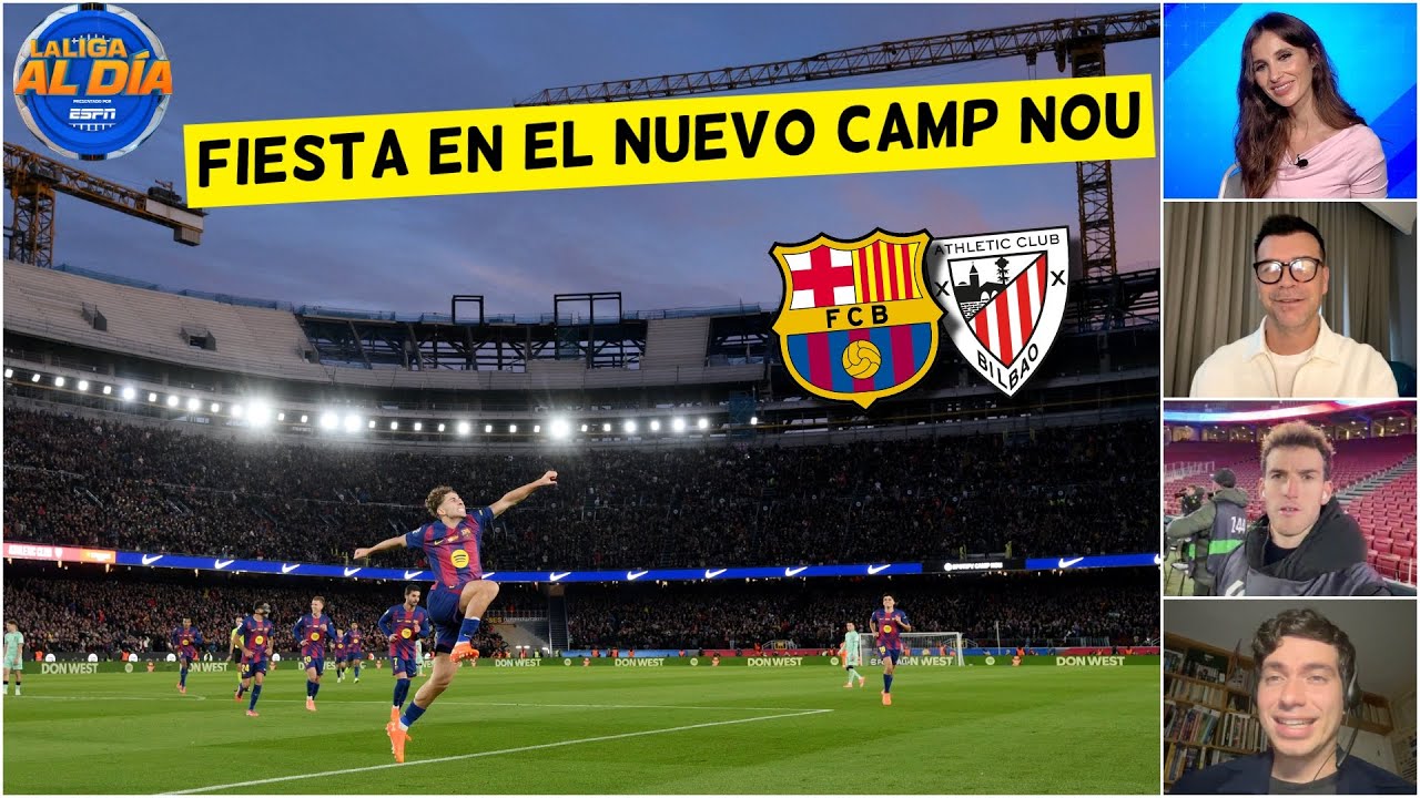 FIESTA EN EL CAMP NOU con GOLEADA del BARCELONA vs ATHLETIC CLUB. TIEMBLA EL MADIRD | La Liga Al Día