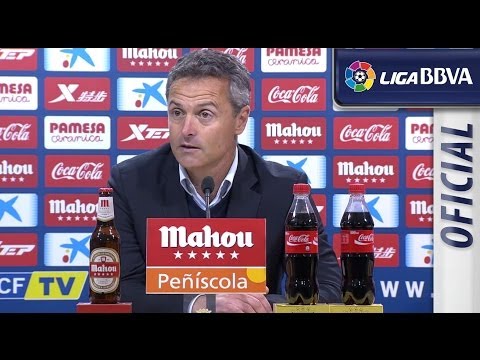 Rueda de Prensa de Escribá tras el Villarreal CF (1-1) Elche CF - HD