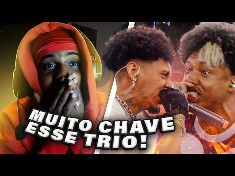 DEREK REAGINDO AS MELHORES RIMAS DA BDA 9 ANOS (PEGOU FOGO🔥)