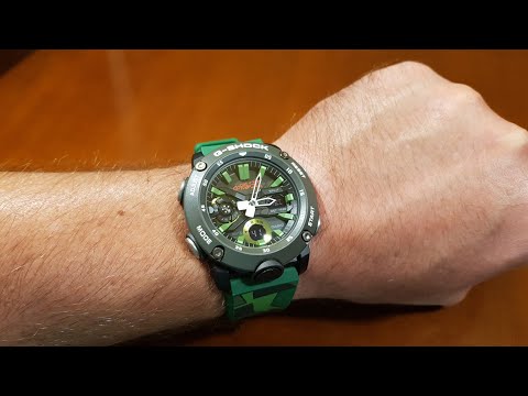 Casio G-Shock GA-2000GZ-3AER GORILLAZ - unboxing, hands on, band replacement and try on