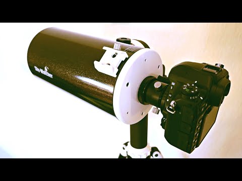 DSLR an Teleskop anschließen + Brennweite verdoppeln !