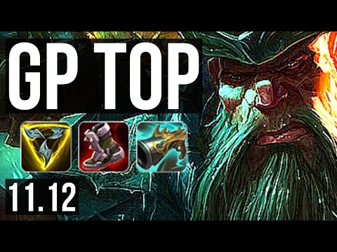 GANGPLANK vs LEE SIN (TOP) | 12/0/5, Legendary, 300+ games | KR Master | v11.12