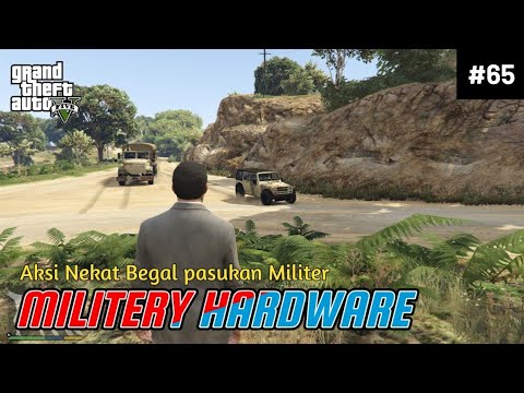Misi GTA 5 Militery Hardware | Mengambil Persenjataan Dan Armor Yang Diangkut Mobil Militer