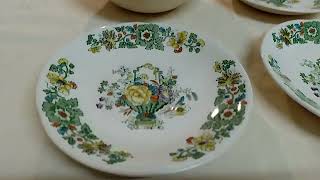 4 MASONS of England IRONSTONE STRATHMORE. 3 Saucers and 1 Bowl. 1960s. C4897