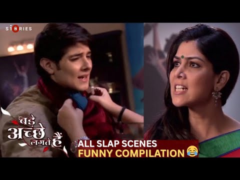 Bade Achhe Lagte Hain Season 1-Funniest Slap Compilation | English & Hindi Subtitles Available✅️