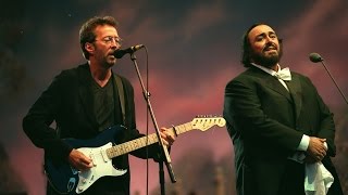 Eric Clapton &amp; Luciano Pavarotti - Holy Mother. Parco Novi Sad, Modena, Italy. 20.06.1996