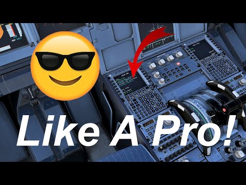 How to program your MCDU like a real world pilot
