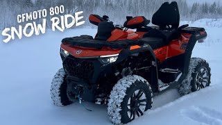 CFMOTO Cforce 800 Touring Deep Snow Ride