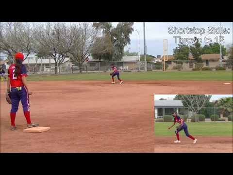 Esperanza Rodriguez Softball Skills Video - 2019 Shortstop 2B