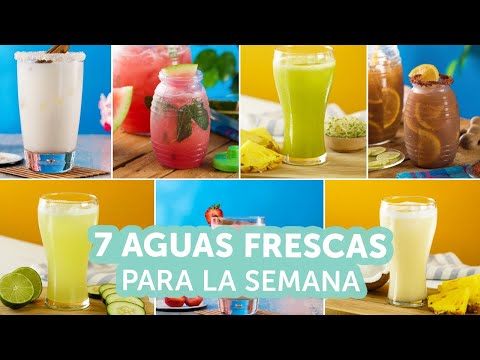7 aguas frescas para la semana | Kiwilimón
