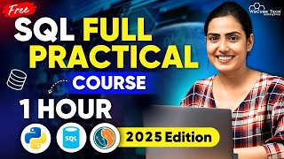 SQL Full Course for Data Analytics in 1 HOUR 🔥| Learn SQL for Beginners (2024)