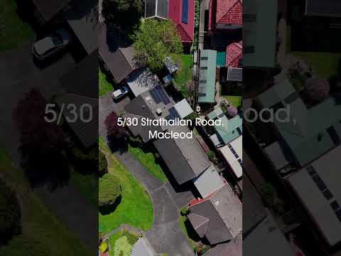5/30 Strathallan Road, Macleod, VIC 3085, 2 રૂમ, 1 બાથરૂમ, Unit