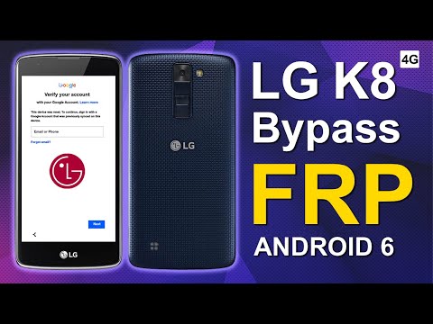 LG K8 4G Bypass FRP Android 6 Without PC Work 2023