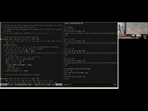 ntoine Chambert Loir: Doing Elementary Number Theory in Lean, Talk 2 (June 18, 2025)
