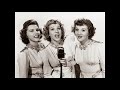 Andrews Sisters:  It's Easier Said Than Done