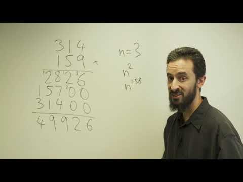 A/Prof David Harvey explains new way of multiplying large numbers