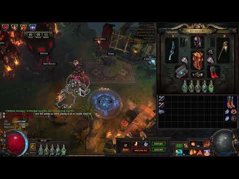 POE 3.22 Vulcanus battle mage spellblade cheftain build guide and thoughts
