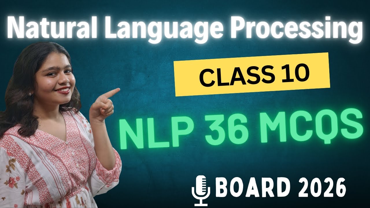 Natural Language Processing Class 10 AI Code 417 | NLP MCQ Questions & Answers | CBSE AI