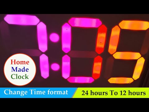 How to make12 hours RGB led digital clock | kichus media |