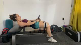 Hip thrust con peso