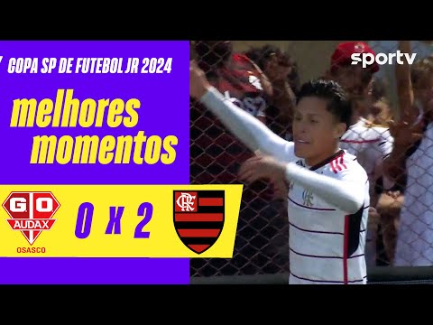 Gols e lances de Audax-SP x Flamengo