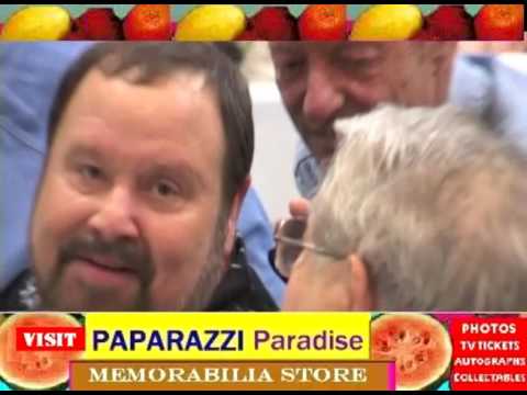 LUMPY and EDDIE HASKELL meet BUDDY HACKETT at autograph collectors show