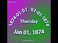 Remember The Date 19th Century Year 1874