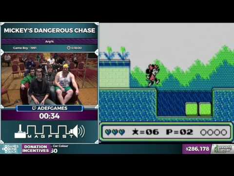 Mickey's Dangerous Chase by adefgames in 13:23 - AGDQ 2017 - Part 46