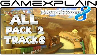 Mario Kart 8: All 8 DLC Pack 2 Tracks! (Full Race + All Seasons)