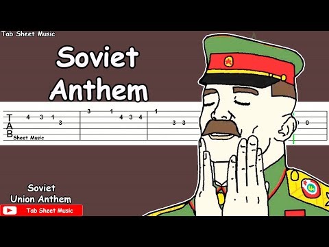 Soviet Union Anthem - Guitar Tutorial (In SOVIET RUSSIA) Video