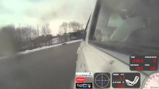 preview picture of video 'ScS Gymkhana Drift-Training Serie 4 in Haiterbach 01.03.2015 Turn 1'