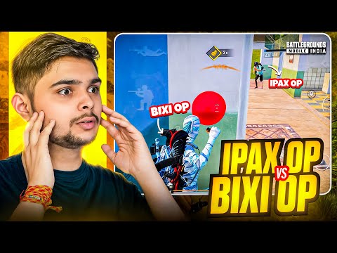 Bixi Op vs Ipax Op 🔥 Pro Streamers Got Shocked 😱 Bixi op Reacts on Fastest BGMI Player