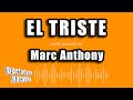 Marc Anthony - El Triste (Versión Karaoke)