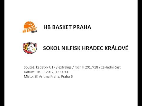 HB BASKET PRAHA - SOKOL NILFISK HRADEC KRÁLOVÉ, U17, 2017/18