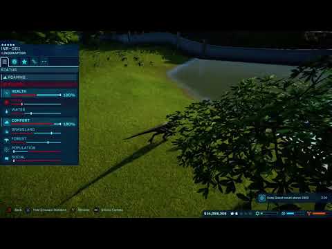 Indoraptor killing a goat in water