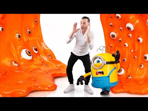 Lil Minion Chased by a Chocolate Monster