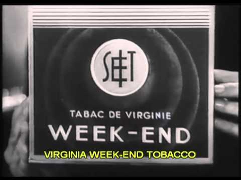Publicité Fernandel - Week End Cigarettes (1938)