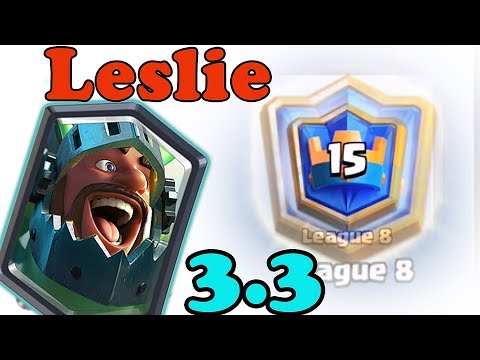 Leslie  6200+  ladder Push gameplay | INSANE CYCLE Hog Inferno Dragon