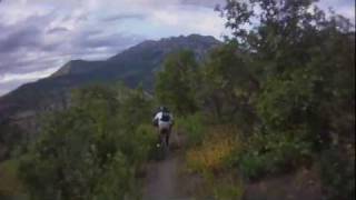 preview picture of video '2011 August 13 Mountain Biking BST Downhill to Bridal Veil Falls 1'